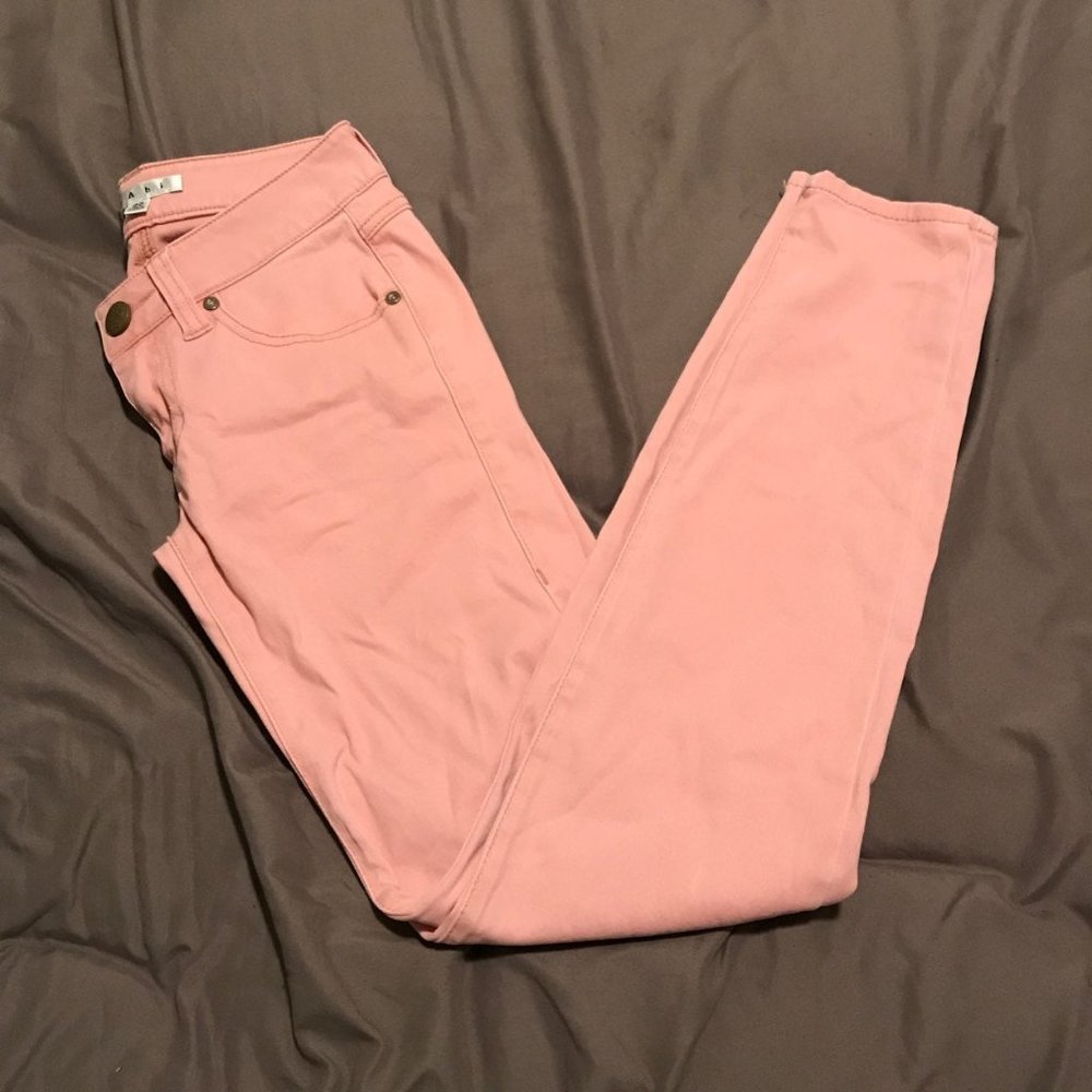 CAbi Skinny Jeans Pink Nectar Size 00